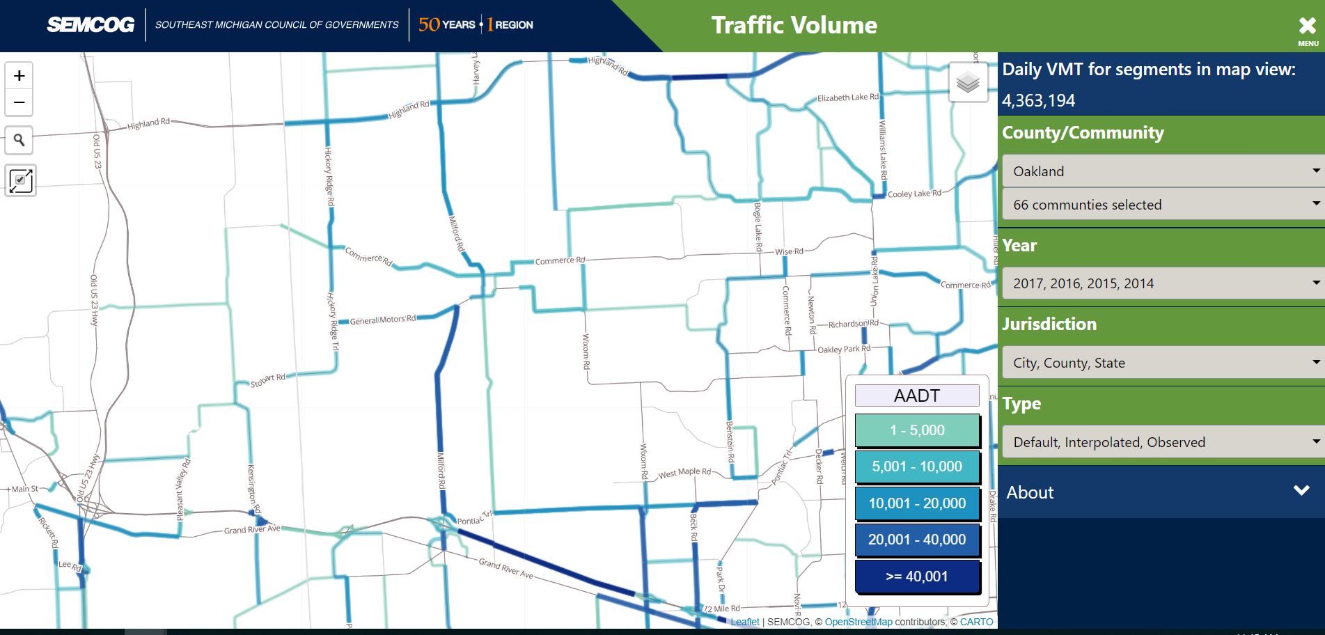 SEMCOGTrafficCountsOct2018